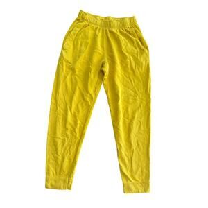 Nike Women's Yellow Yoga Therma-Fit High Rise Jogger Pants Size Small